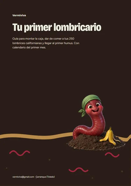 Portada de la guía Tu primer lombricario